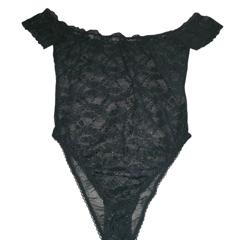 Victoria Secret Lace Off Shoulder Bodysuit || XS